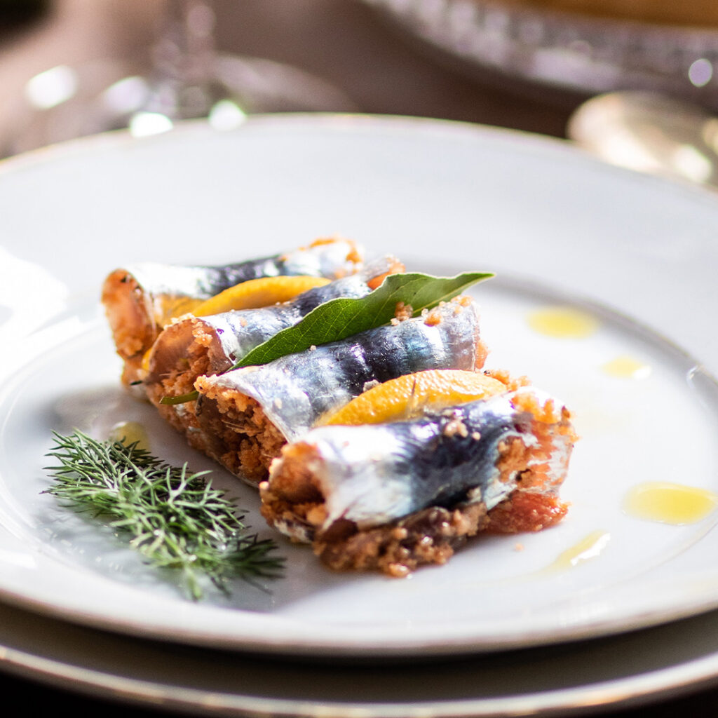 Stuffed anchovies