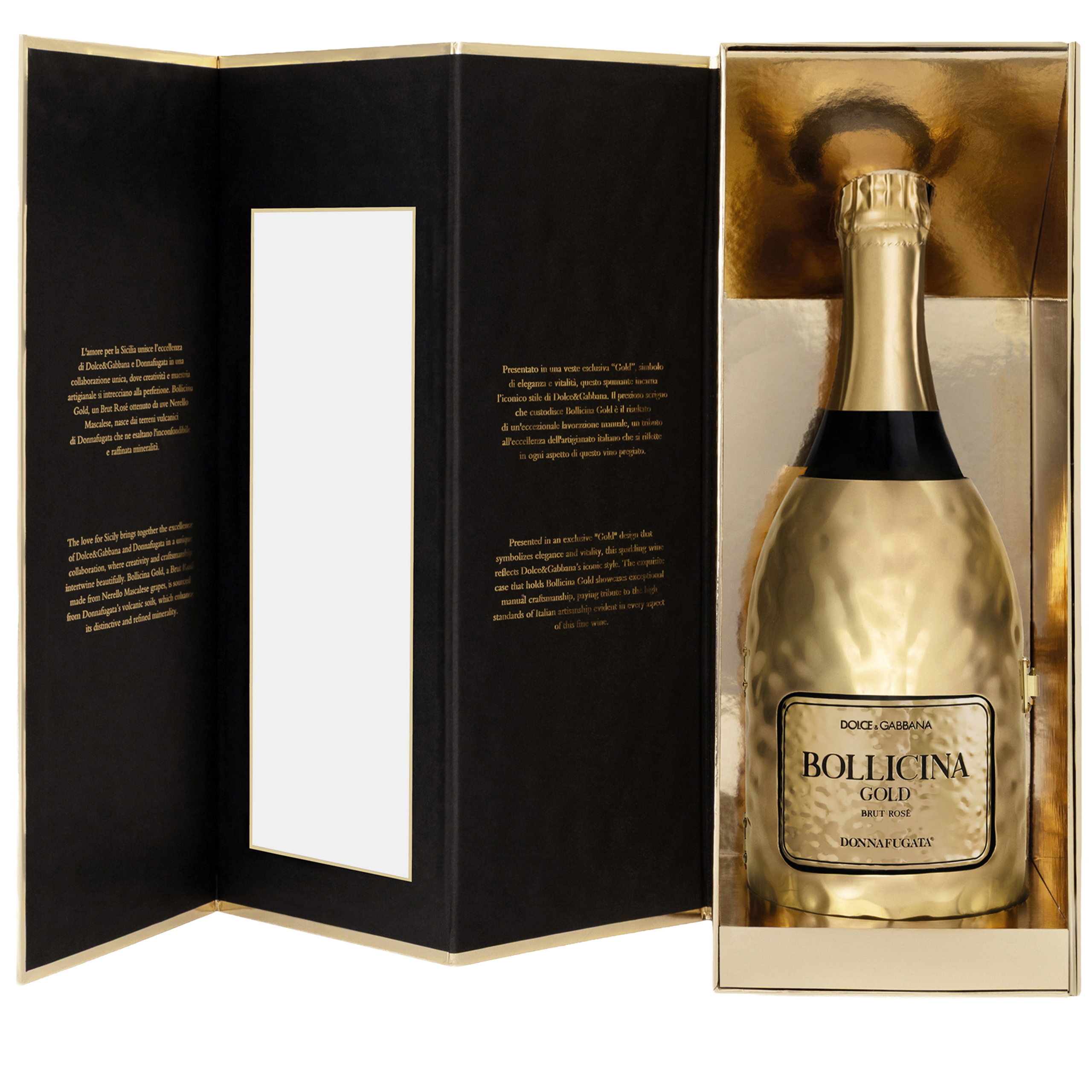 Kit Bollicina Gold Brut Rosé